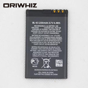1200mAh BL 4J mobile phone battery for C6 C6-00 Lumia 620 BL-4J internal battery - ORIWHIZ