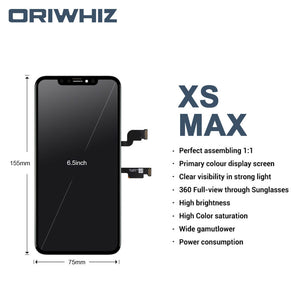 LCD Display OLED For iPhone XS Max LCD Screen Replacement Display Assembly Touch Screen Digitizer - ORIWHIZ