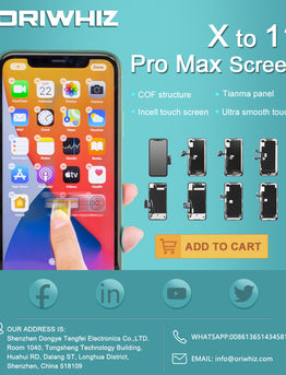 LCD - Full series compatible for iPhone X to 11 Pro Max