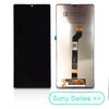 For Sony LCD Display Touch Screen Digitizer Assembly Battery Spare Parts