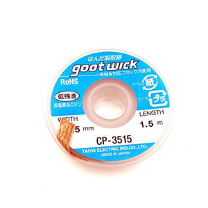 100FIX High Quality GOOT Desoldering Wick with Braided Copper Wire 2015 1515 3015 3515 2515 - ORIWHIZ