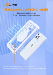 13 pcs Laser Protect Mold Back Cover Housing Camera Lens Protection Mould Universal for M-Triangel Laser Separate Machine - ORIWHIZ