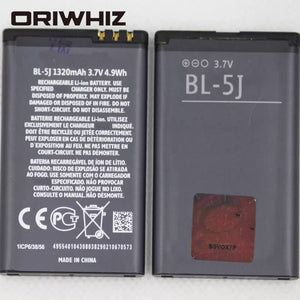 1320mAh BL-5J battery for 5230, 5233, 5800, 3020 Lumia 520, 525, 530, 5900 Xpress Music C3 N900 X6 BL5J battery - ORIWHIZ