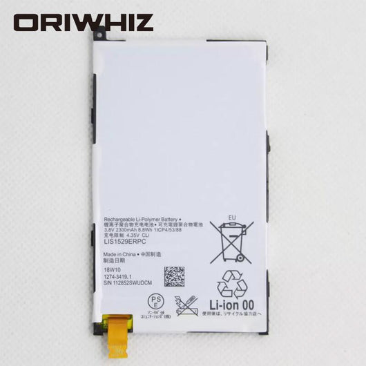 2300mAh LIS1529ERPC battery replacement Z1 mini D5503 Z1 M51w SO-04F battery - ORIWHIZ