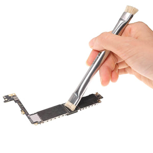 2UUL CL11 Dual Heads Anti-Static Brush Motherboard PCB Rust Removal Cleaning Hard Bristle Brush For Mobile Phone Repair Tools - ORIWHIZ