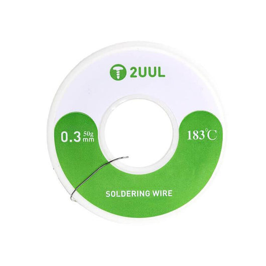 2UUL Diameter 0.3mm 0.6mm 100M Tin Wire Rosin Solid Flux Core Solder Wire For mobile Phone repair Use - ORIWHIZ