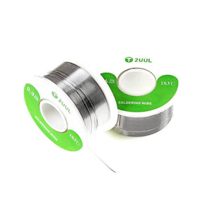2UUL Diameter 0.3mm 0.6mm 100M Tin Wire Rosin Solid Flux Core Solder Wire For mobile Phone repair Use - ORIWHIZ