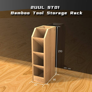 2UUL ST01 Bamboo Tool Storage Rack Multifunctional Phone Repair Tool - ORIWHIZ