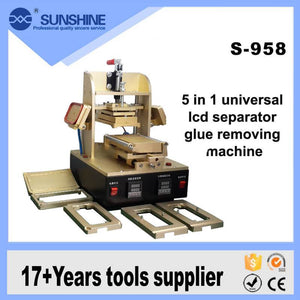 5 in 1 S-958 glue remove and A-frame separator machine built in vacuum manual separator - ORIWHIZ