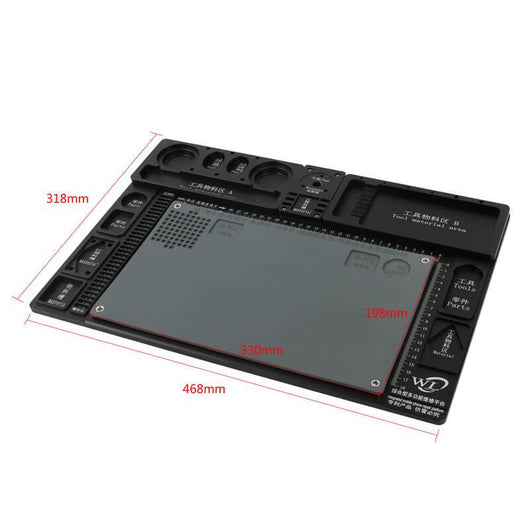 Aluminum Alloy Video Stereo Microscope Base Platform Pad High Heat Resistant Maintenance Mat For Phone Repair - ORIWHIZ
