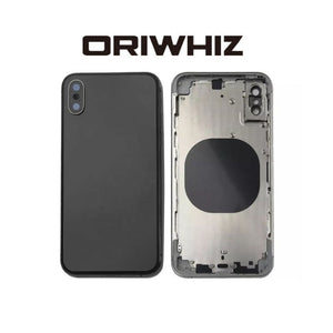 Back Housing For iPhone X XS XS Max Frame With Back Glass Replacement Glass Battery Door - ORIWHIZ