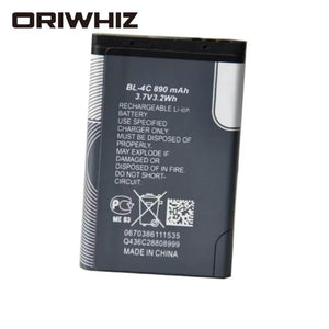 BL-4C backup battery for 6100, 6300, 6125, 6136 S 6170, 6260, 6301, 7705, 7200, 7270, 8208 BL4C 890mAh battery - ORIWHIZ