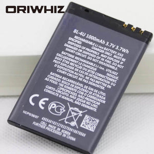 BL-4U battery for E66 E75 5730XM 5530XM 5250, 1000mah - ORIWHIZ