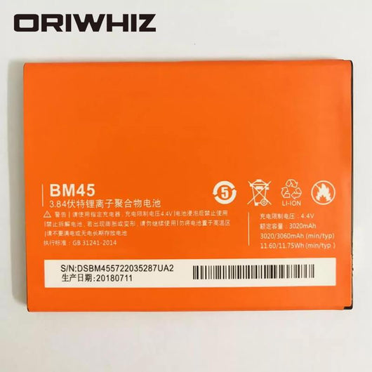 BM45 mobile phone battery for Note 2 BM45 3020mAh mobile phone replaces lithium ion battery - ORIWHIZ