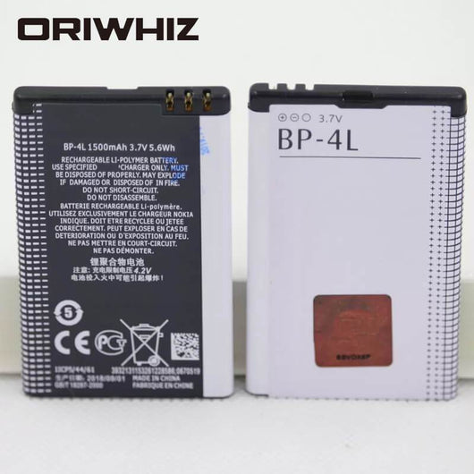 BP-4L battery mobile phone replacement E61i E63 E90 E95 E71 6650F N97 N810 E72 E52 BP 4L battery 1500mAh - ORIWHIZ