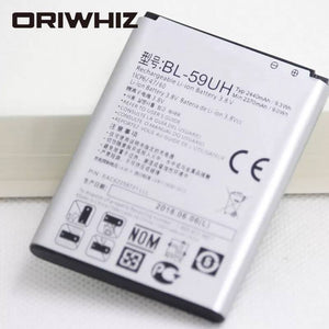 Built-in 2440mah BL-59UH mobile phone battery for G2 mini D618 D620 D620R D620K D410 D315 F70 BL 59UH internal battery - ORIWHIZ