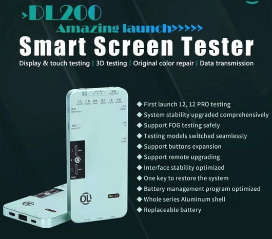 DL200 LCD Screen Tester Programmer Ambient Light Sensor Color True Tone 3D Touch For iPhone 12 11 Pro MAX XS XR 8 7 6S - ORIWHIZ