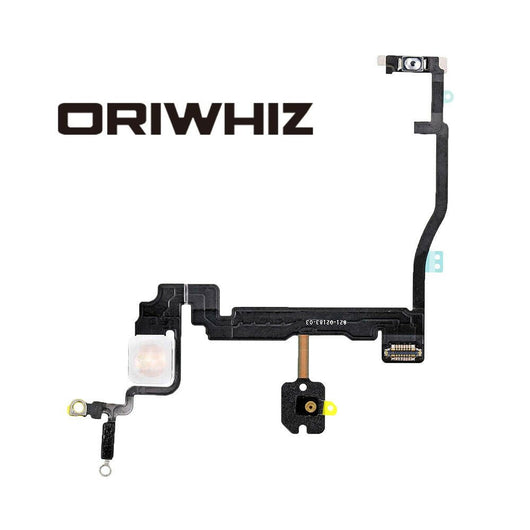 For Apple iPhone 11 Pro Power On Off Button Flex Cable Replacement With Bracket - ORIWHIZ