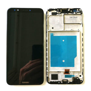For Huawei Y7 Prime 2018 LCD Touch Screen Digitizer Assembly Bezel Black - Oriwhiz Replace Parts