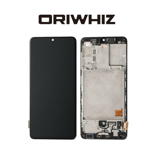 For Samsung Galaxy A41 Original LCD Display With Frame Assembly Digitizer - ORIWHIZ