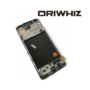 For Samsung Galaxy A51 Original LCD Display With Frame Assembly Digitizer - ORIWHIZ