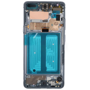 For Samsung S10 5G LCD with Touch + Frame Majestic Black SERVICE PACK - Oriwhiz Replace Parts