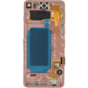 For Samsung S10 LCD with Touch Frame Flamingo Pink - Oriwhiz Replace Parts