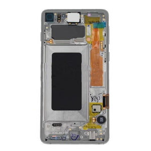 For Samsung S10 LCD with Touch Frame Prism White - Oriwhiz Replace Parts