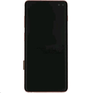 For Samsung S10 Plus LCD with Touch Frame Prism Pink - Oriwhiz Replace Parts