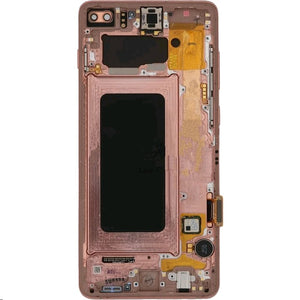 For Samsung S10 Plus LCD with Touch Frame Prism Pink - Oriwhiz Replace Parts