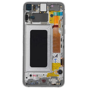 For Samsung S10E LCD with Touch Frame Prism White SERVICE PACK - Oriwhiz Replace Parts