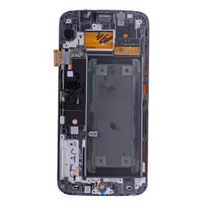 For Samsung S6 Edge LCD With Touch  Frame White - Oriwhiz Replace Parts
