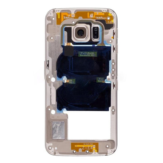 For Samsung S6 Edge Middle Frame Gold - Oriwhiz Replace Parts
