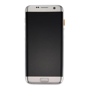 For Samsung S6 Edge Plus LCD With Touch Frame Silver INTERNATIONAL ONLY - Oriwhiz Replace Parts