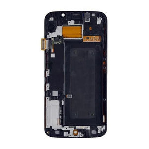 For Samsung S6 Edge Plus LCD With Touch  Frame White  Oriwhiz Replace Parts