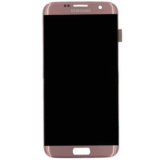 For Samsung S7 Edge LCD With Touch Rose Gold - Oriwhiz Replace Parts