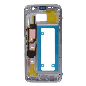 For Samsung S7 Edge Middle Frame Silver - Oriwhiz Replace Parts