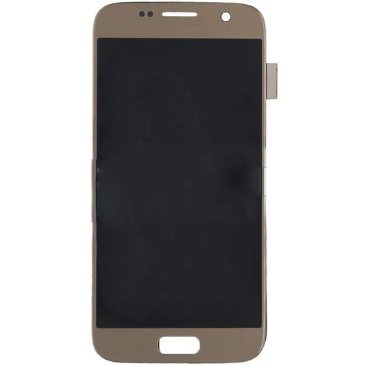 For Samsung S7 LCD with Touch OLED Gold - Oriwhiz Replace Parts
