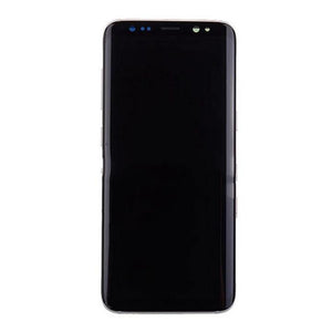 For Samsung S8 LCD With Touch Frame Silver - Oriwhiz Replace Parts