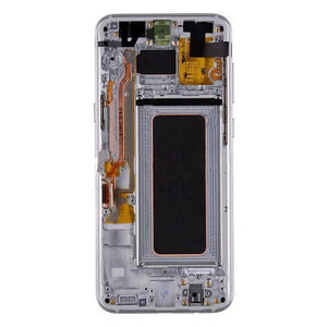 For Samsung S8 Plus LCD With Touch Frame Silver SERVICE PACK - Oriwhiz Replace Parts