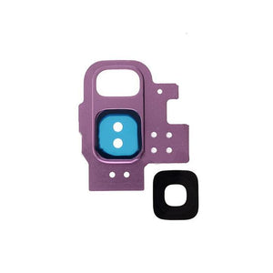 For Samsung S9 Back Camera Glass Lens With Bezel Ring Purple - Oriwhiz Replace Parts