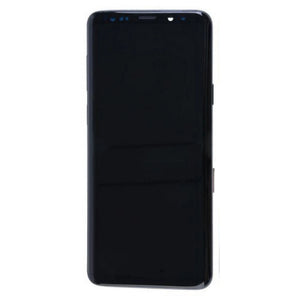 For Samsung S9 LCD with Touch Frame Coral Blue SERVICE PACK - Oriwhiz Replace Parts