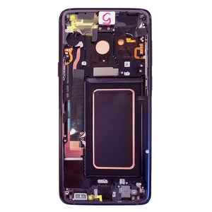 For Samsung S9 LCD with Touch Frame Purple SERVICE PACK - Oriwhiz Replace Parts