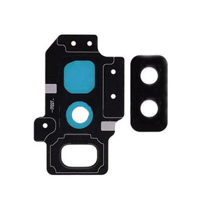For Samsung S9 Plus Back Camera Glass Lens With Bezel Ring Black - Oriwhiz Replace Parts