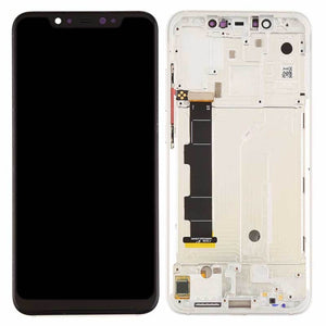 For Xiaomi Mi 8 Lcd Screen Digitizer Assembly With Frame Silver - Oriwhiz Replace Parts