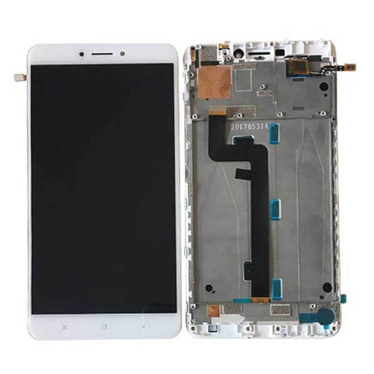 For Xiaomi Mi Max 2 Complete Screen Assembly With Bezel White - Oriwhiz Replace Parts