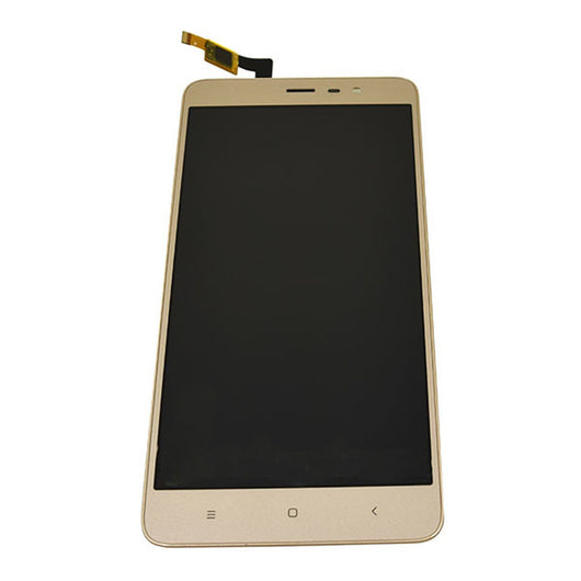 For Xiaomi Redmi Note 3 Complete Screen Assembly With Bezel Gold - Oriwhiz Replace Parts