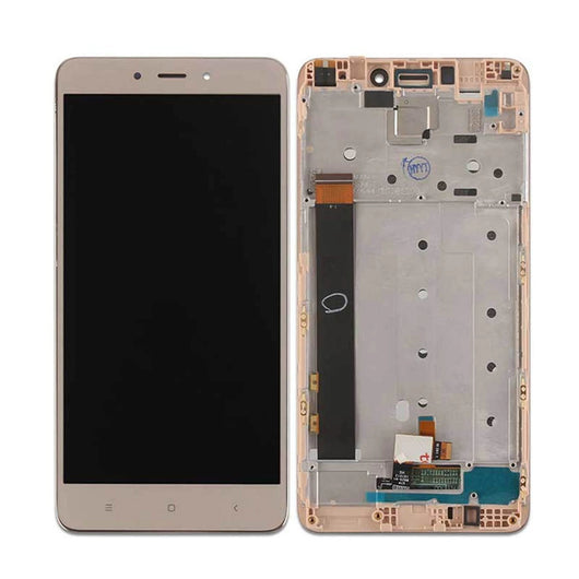 For Xiaomi Redmi Note 4 Complete Screen Assembly With Frame Gold - Oriwhiz Replace Parts