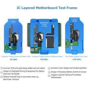 Jc Logic Board Basic Version layered Testing Fixture Motherboard Layered Test Stand For iPhone X Xs Motherboard Repair Tool - ORIWHIZ