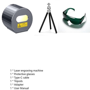 Laserpecker Pro Laser Engraver 3D Printer Portable Mini Laser Engraving Machine Desktop Etcher Cutter Engraver with Bracket - Oriwhiz Replace Parts